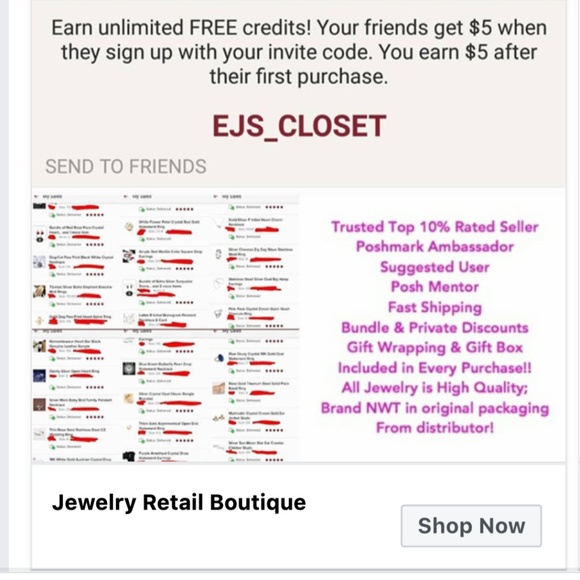 WOMENS JEWELRY!! Posh Ambassador 5 Star Seller!! - Picture 7 of 7